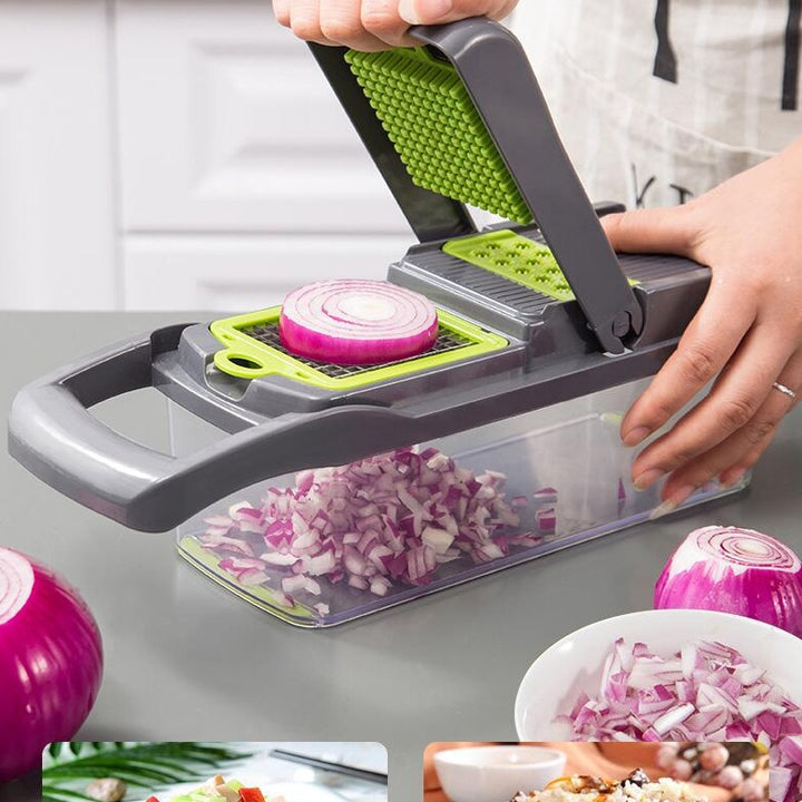 Multifunctional Vegetable Cutter Home Kitchen Slicing And Dicing Fruit Artifact